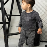 Ares Detailed Crew Set - Ash Wash