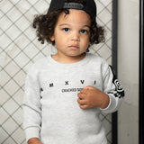 Oaklen Detail Crew Set - Grey Marl
