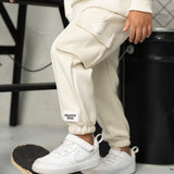 Dolce Sports Trackpants - White Sand
