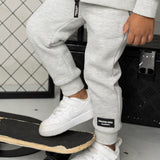 Oaklen Detail Pocket Trackpant  - Grey Marl