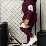 Cody CS Detailed Hoodie - Plum