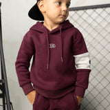 Cody CS Detailed Hoodie - Plum