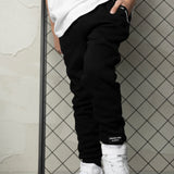 Elias Detail Pocket Trackpant - Black