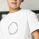 Cyrus Detailed Tee - Cream