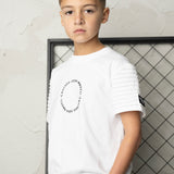 Cyrus Detailed Tee - Cream