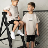 Freddie CRKD Tee - Pebble