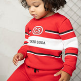Harlow Crew & Pant Set Red
