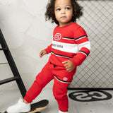 Harlow Crew & Pant Set Red