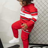 Harlow Crew & Pant Set Red