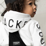 Luca Detailed Hoodie - White