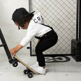 Onyx CS Denim Overalls Black
