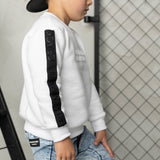 Ridge Detailed Crew - White
