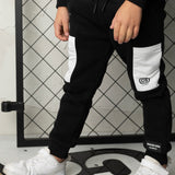 Onyx Detailed Trackpant Black