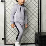 Milo Black Strip Trackpant - Mist