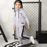 Milo Black Strip Trackpant - Mist
