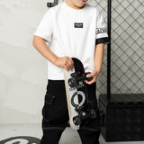 Detailed Stitch Jeans Black Denim