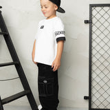 Detailed Stitch Jeans Black Denim