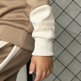 Detailed Sports Hoodie Walnut