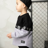 Milo Detailed Strip Sports Crew - Mist/Black