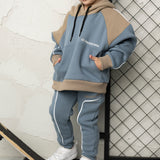 Elio Pocket Hoodie - Blue Mirage