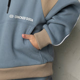 Elio Pocket Hoodie - Blue Mirage