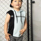 Jet Detailed Tank - Black/Sea Foam