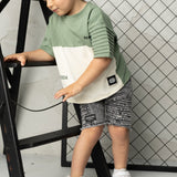 Rhodes Detailed Denim Shorts - Ash