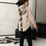 Theodore Quilted Hoodie - Truffle