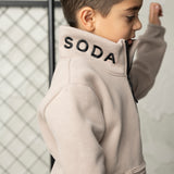 Theodore Zip Detailed Coller - Truffle