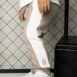 Theodore Strip Trackpant - Truffle