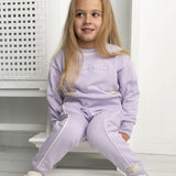 Wisteria Detail French Terry Trackpant - Purple
