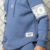 Finn Detailed Sleeve Hoodie - Dusk
