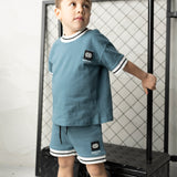 Jet Detailed Trim Tee - Teal