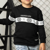 Noah Detailed Strip Tee - Black