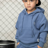 Finn Detail Pocket Hoodie - Dusk
