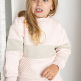 Bella Detailed Crew - Pink