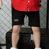 Rhodes Detailed Denim Shorts - Black
