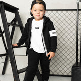 Henry Hooded Fleece Jacket - Black