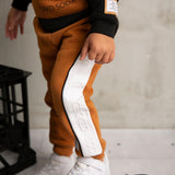 Hunter Embossed Trackpants - Cinnamon