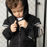 Zayn Hooded Jacket - Black/Grey