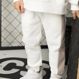 Theodore Strip Trackpant - White