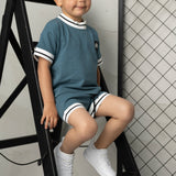 Jet Detailed Trim 2Pce Set - Teal