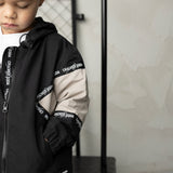 Zayn Hooded Jacket - Black/Grey