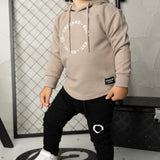 Theodore Quilted Hoodie - Truffle