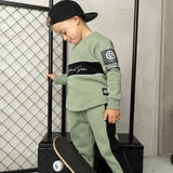 Flint Detailed Crew - Olive