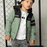 Flint Hooded Puff Jacket - Olive