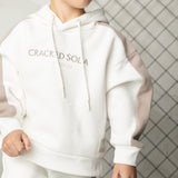 Theodore White Essential Hoodie - White/Truffle