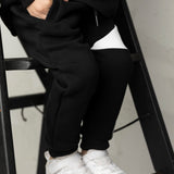 Jace Detailed Trackpants - Black