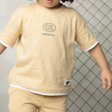 Blade CS Tee & Short Set - Biscuit