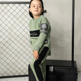 Flint Detailed Crew - Olive